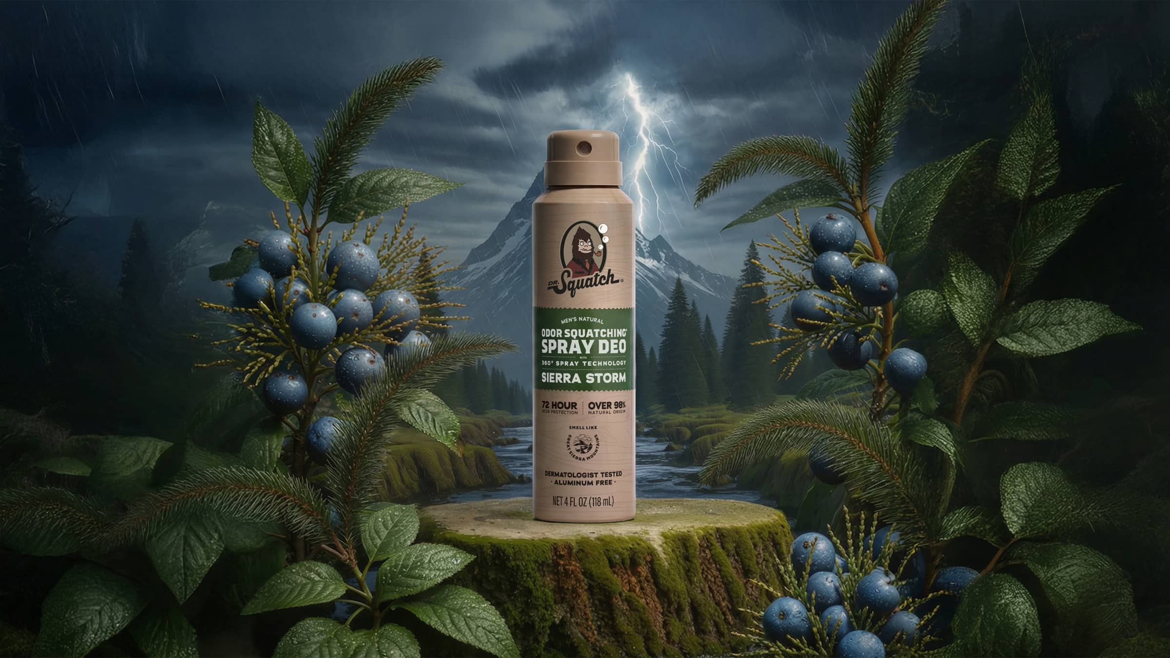 Dr. Squatch Soap Sierra Storm Spray Deodorant - Image 3