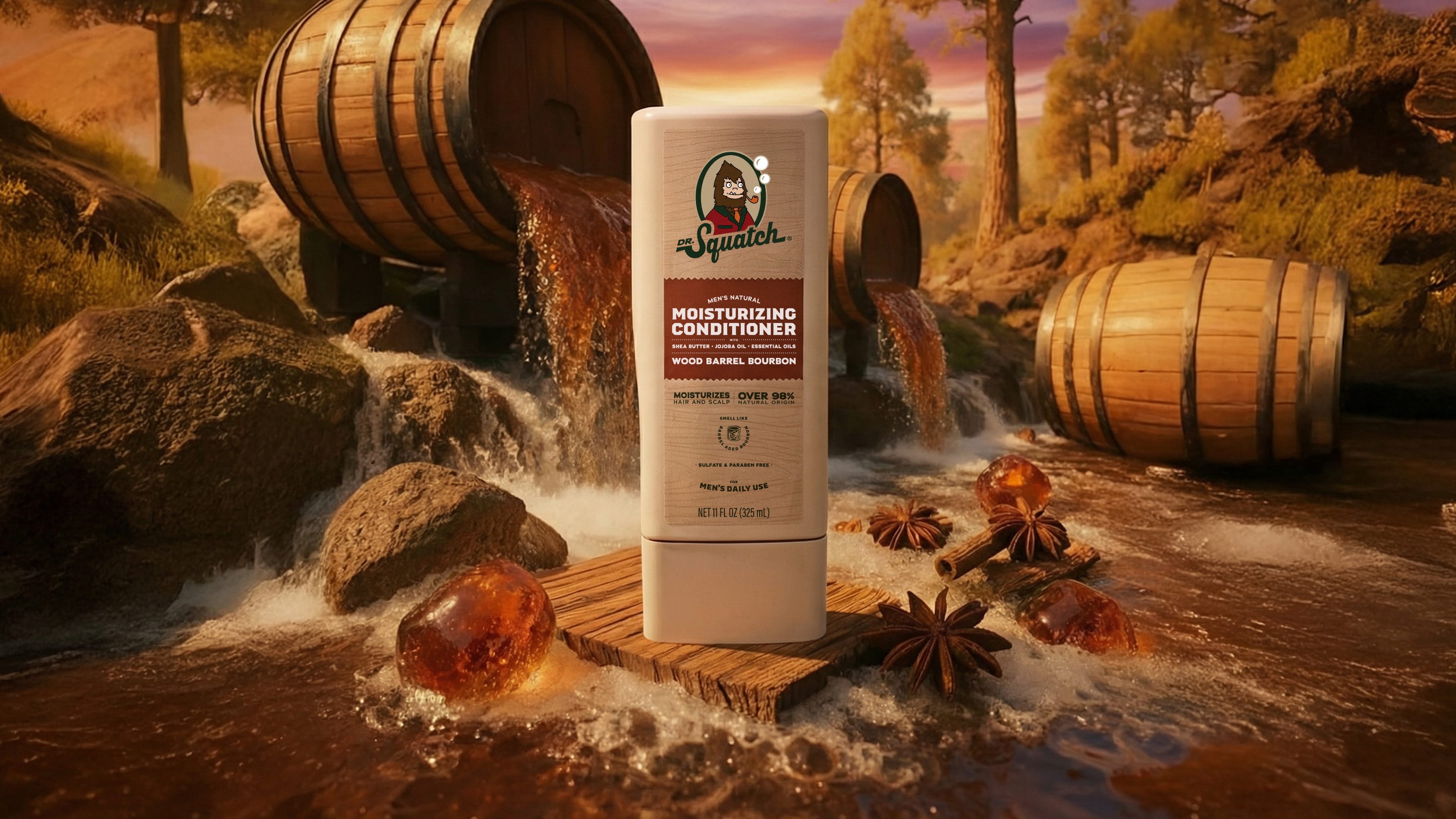 Dr. Squatch Soap Wood Barrel Bourbon Conditioner - Image 8