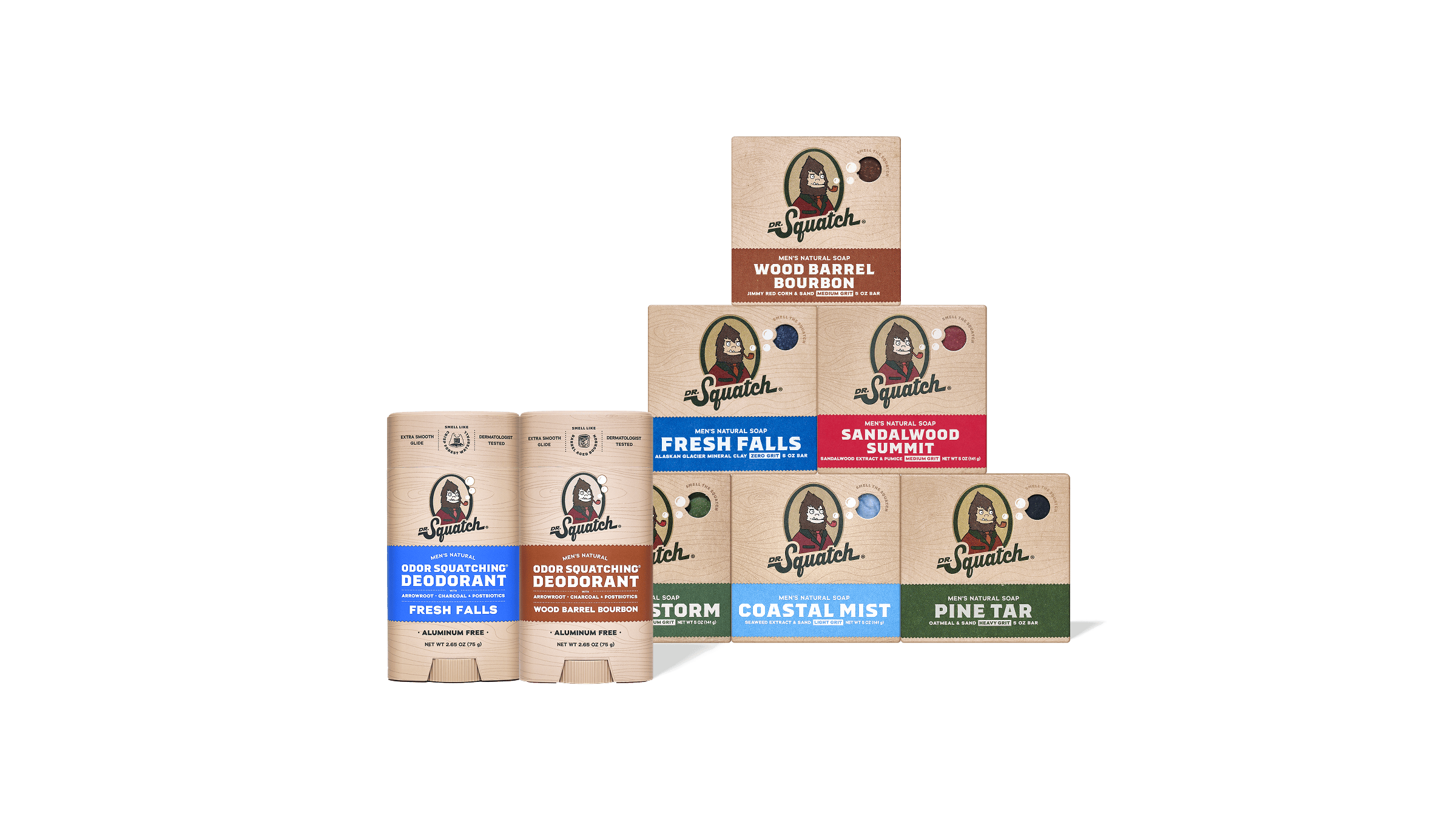 Dr. Squatch Soap Deodorant & Soap Set