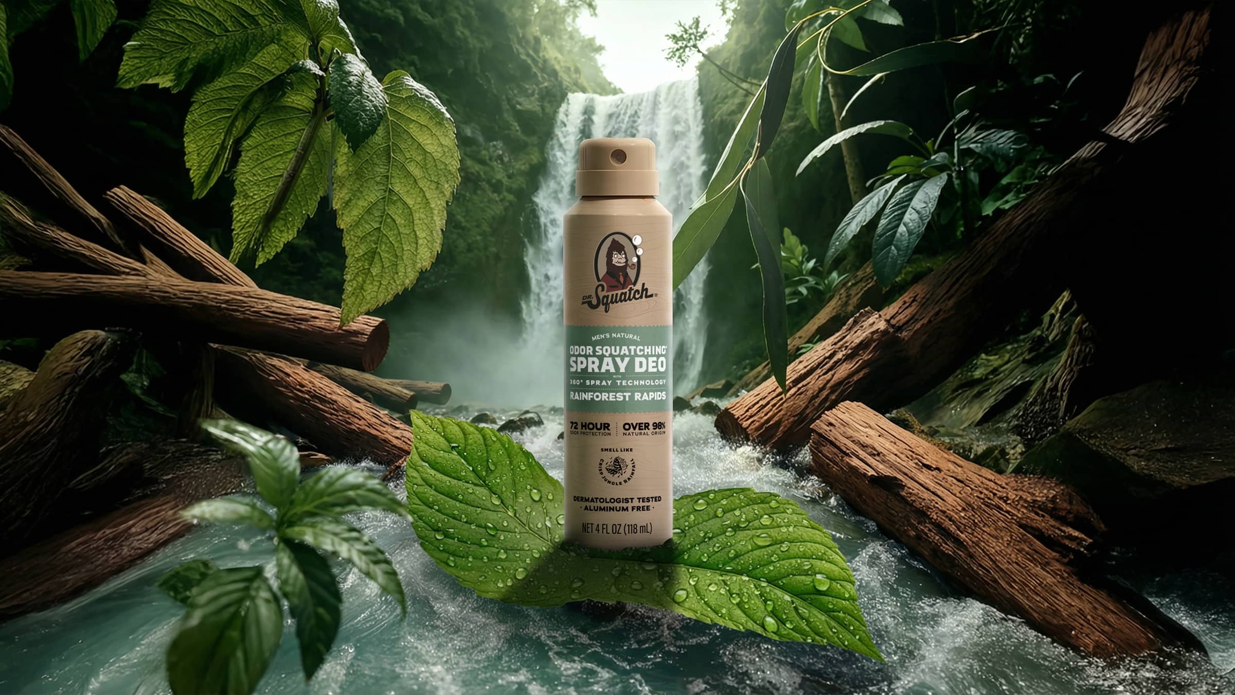 Dr. Squatch Soap Rainforest Rapids Spray Deodorant - Image 2