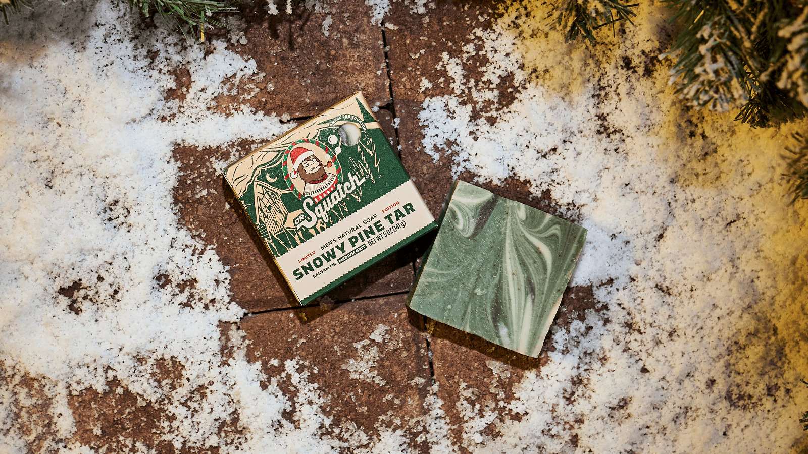 Dr. Squatch Soap Snowy Pine Tar - Image 3