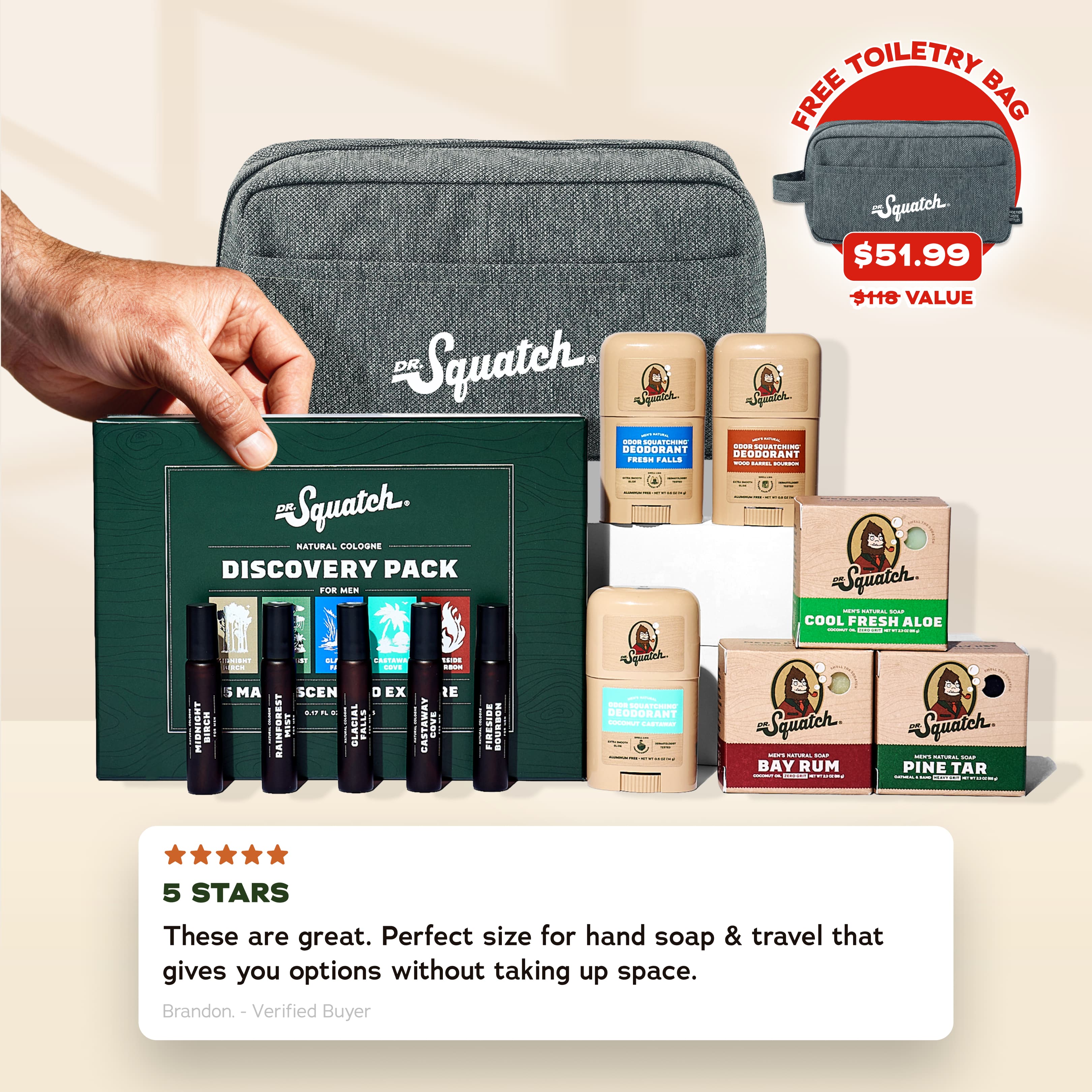 Dr. Squatch Soap Scent Sampler Set