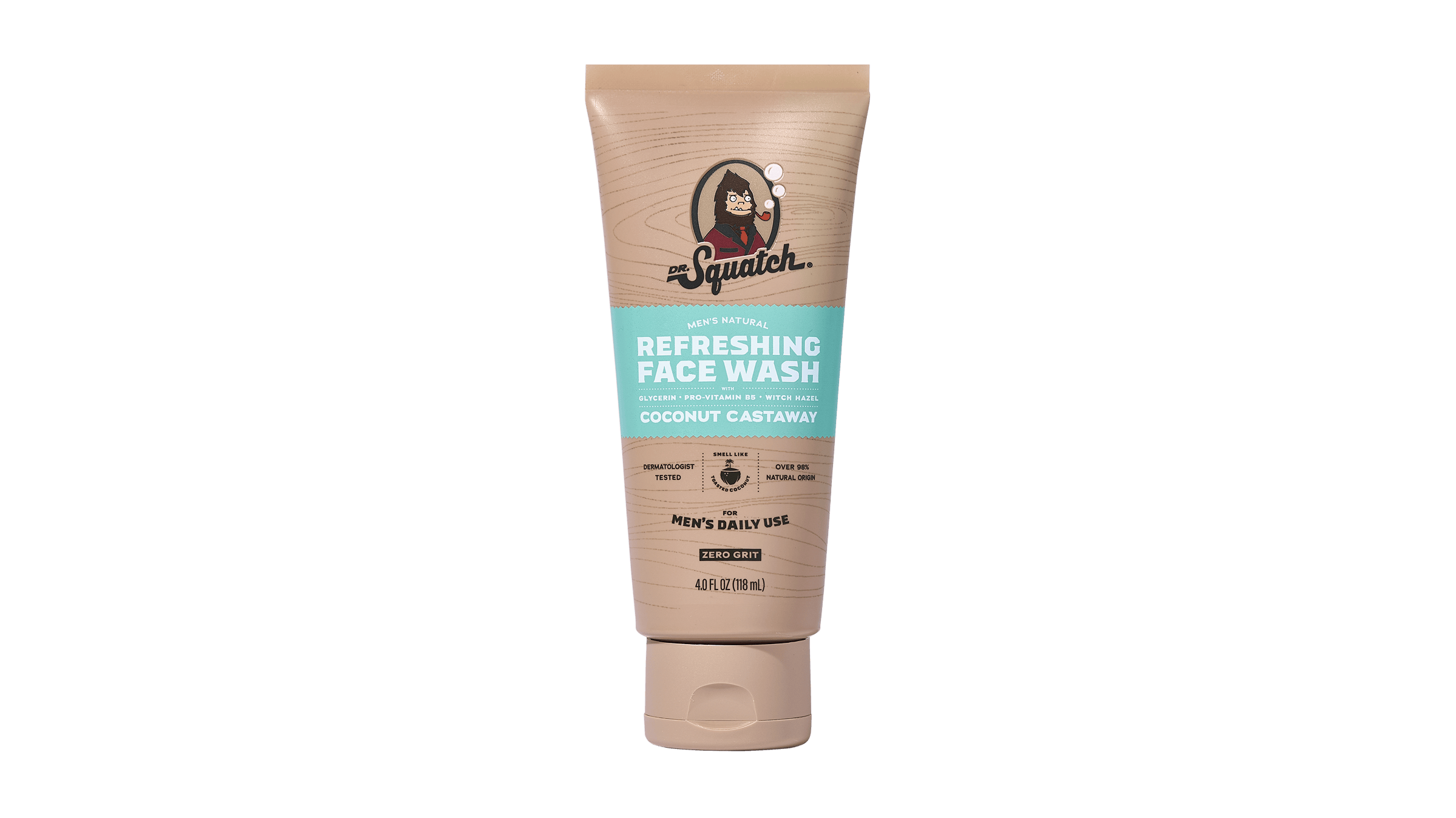 Dr. Squatch Soap Coconut Castaway Refreshing Face Wash