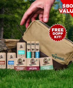Dr. Squatch Soap Travel Trio + FREE Dopp Kit