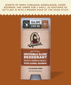 Alternative view of Dr. Squatch Soap Wood Barrel Bourbon Invisible Glide Deodorant