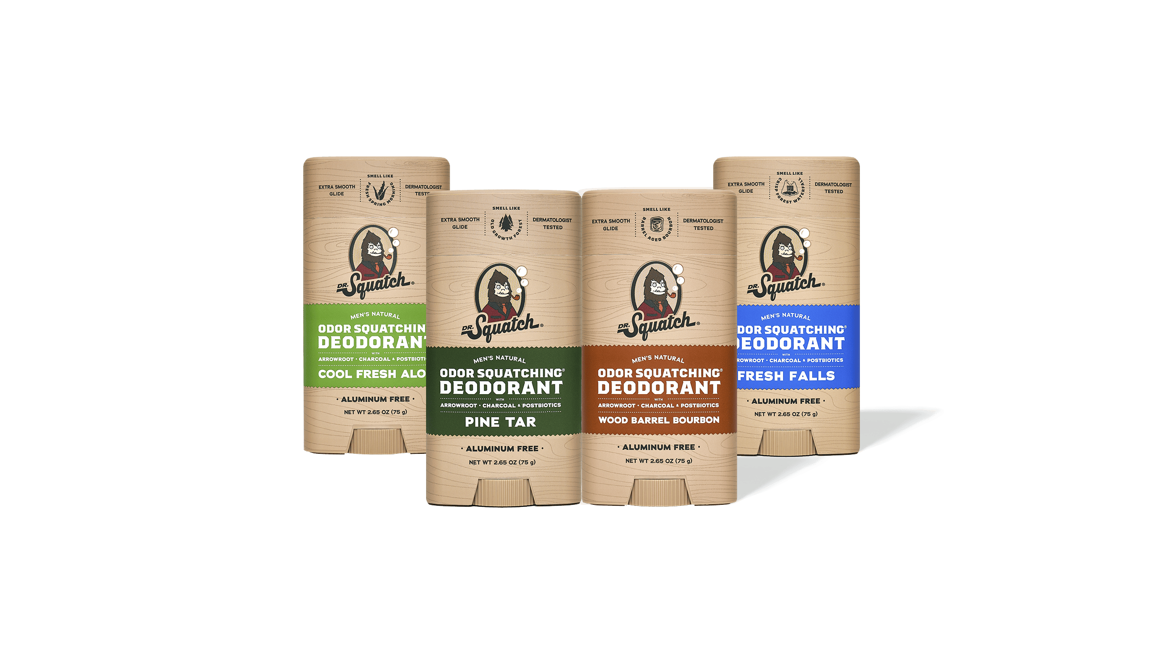 Dr. Squatch Soap Deodorant 4-Pack