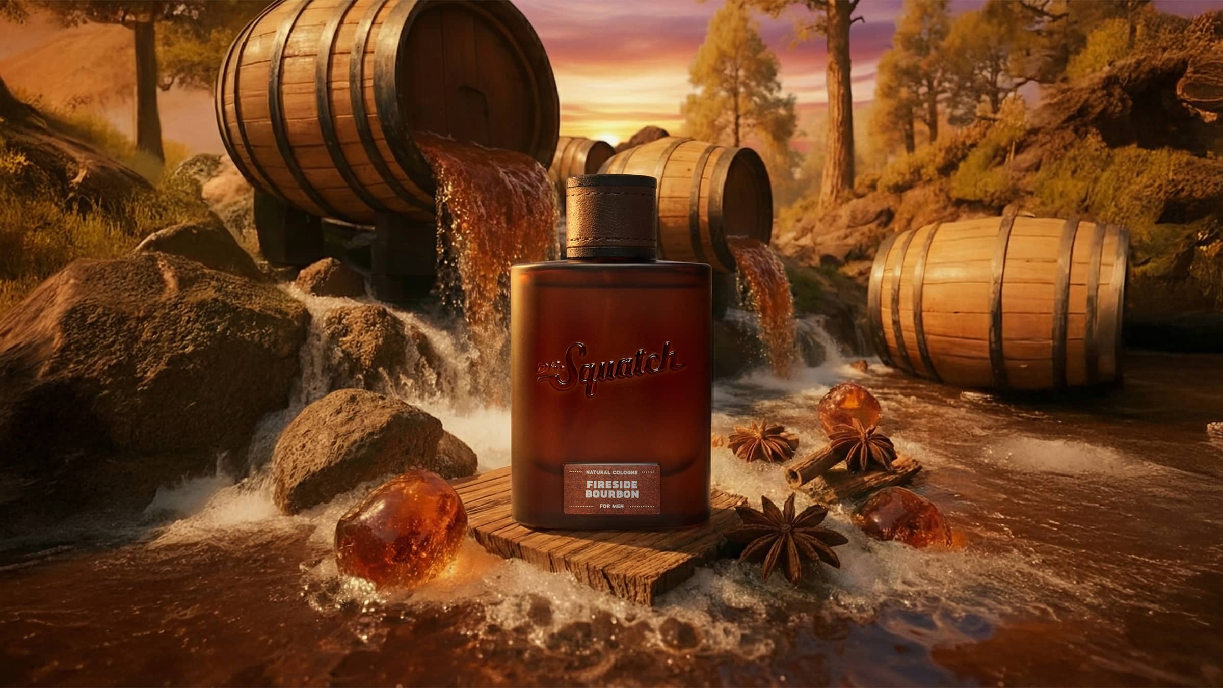 Dr. Squatch Soap Fireside Bourbon Cologne - Image 2