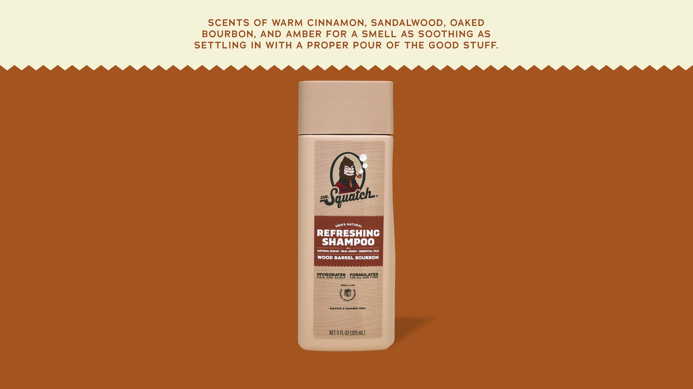 Dr. Squatch Soap Wood Barrel Bourbon Shampoo - Image 3